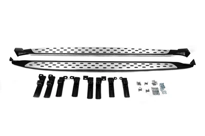 Боковые пороги OEM-V2 (2 шт., алюминий) для Ford Kuga/Escape 2013-2019 гг