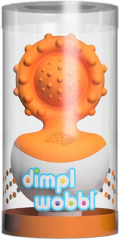 Прорізувач Fat Brain Toys Dimpl Wobl помаранчевий (0811802024442)