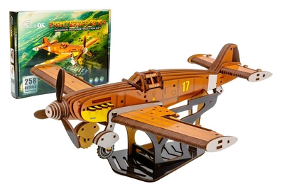 Дерев'яний 3D конструктор Винищувач Bf 109 PuzzleOK (Puz-00942)