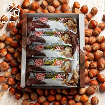 Батончик Power Pro Protein Bar 32% with Nut Sugar Free, 20*60 грам