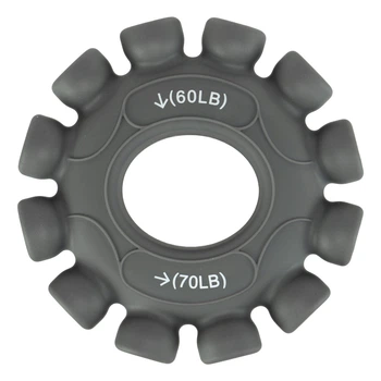 Эспандер кистевой кольцо с двойной нагрузкой SP-Sport 0650 нагрузка 60-70LB Grey