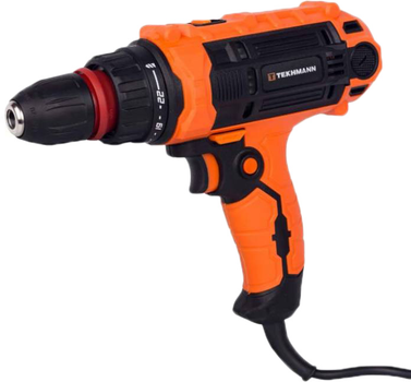Мережевий шуруповерт Tekhmann TED-650/2 DFR 40 Нм 0-450/0-1700 об/хв (853793)