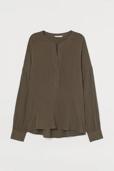 Блуза H&M 34 хаки 28037839780