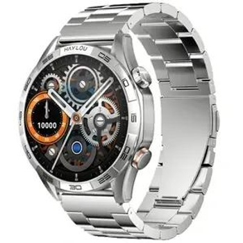 Смарт-часы Haylou Solar 5 LS20 Silver (Silicone + Stainless steel strap)