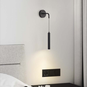 Настенный светильник LED черный светодиодный 6W (UK19)