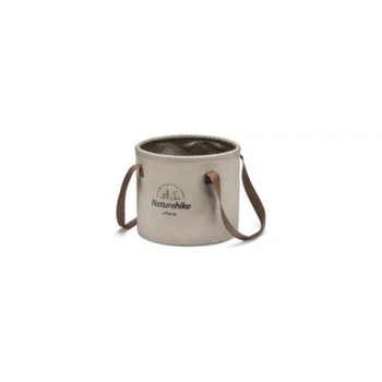 Складане відро Naturehike Round bucket PVC NH20SJ040 10 л Light Brown (6927595764619)