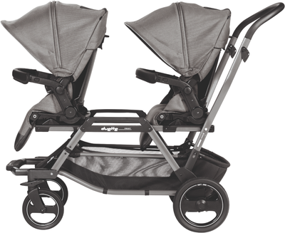 Коляска Peg-Perego для двійні Duette Сіра (PACK-DUET000000001)