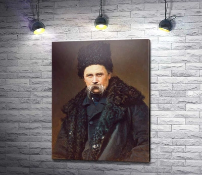 Картина Иван Крамской Тарас Шевченко 46x60 см Модуль №1 (000183)