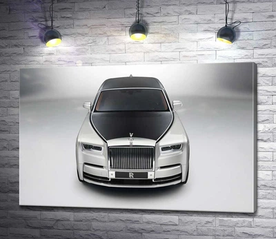 Картина Стильний чорно-білий Rolls Royce 60x39 см Модуль №1 (005046)