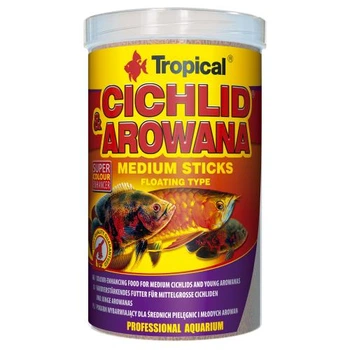 Корм Tropical Cichlid & Arowana Medium Sticks палочки 1л /360гр