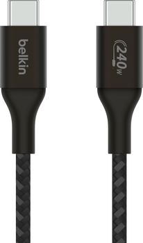 Kabel Belkin 240W USB-C do USB-C 2m Black (CAB015bt2MBK)