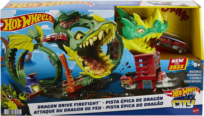 Zestaw do gry Hot Wheels Atak Ognistego Smoka (HDP03)