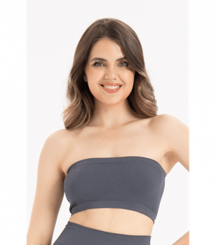 Женское бесшовное бюстье без бретелек Formeasy - Formeasy - 9008 - S/M - Gri/Grey