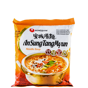 Локшина швидкого приготування з грибами та водоростями Nong Shim AnSungTangMyun 125 г