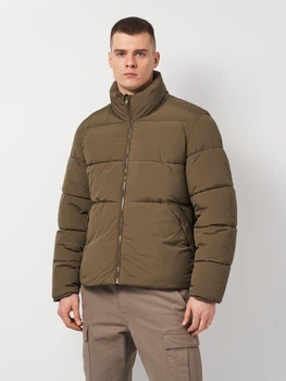Куртка демісезонна чоловіча Piazza Italia 05291-71616 S Khaki Green (2005291003035)