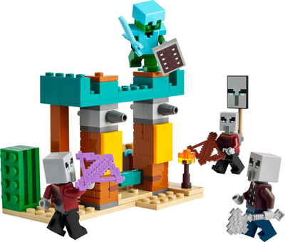 Zestaw klocków LEGO Minecraft Pustynny patrol złosadników 105 elementów (21267)