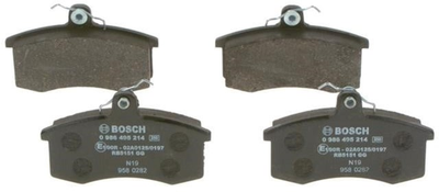 Тормозные колодки дисковые Bosch VAZ (0 986 495 214)
