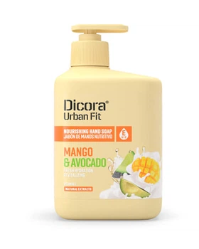 Мыло для рук Dicora Urban Fit питательное с витамином Е Манго и авокадо 500 мл