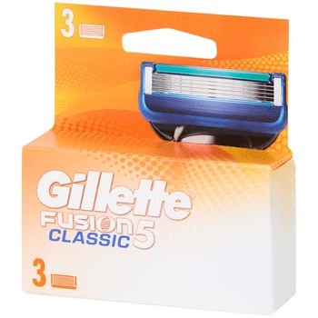 Змінні картриджі для гоління (леза касети) чоловічі Gillette Fusion 5 CLASSIC 3 шт