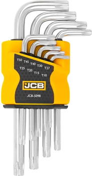 Набор Г-образных ключей TORX JCB 9 предметов (JCB-5098) (СТ-00166198)