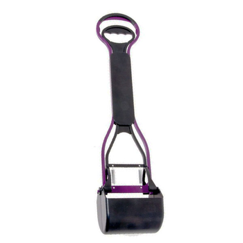 Совок для збору фекалій собак Flamingo Easy Scoop L 15x12,5x61,5 см Чорний (5400585011401)