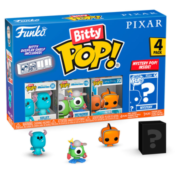 Zestaw figurek-niespodzianek Funko Bitty Pop Disney Pixar Monsters Inc 2.5 cm 4 szt (889698754675)