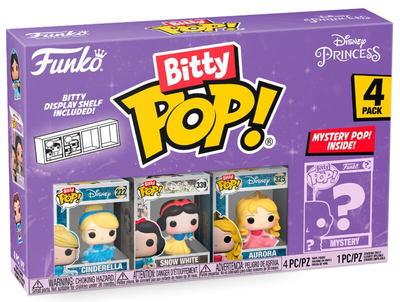 Zestaw figurek-niespodzianek Funko Bitty Pop Disney Księżniczki Kopciuszek 2.2 cm 4 szt (889698730297)