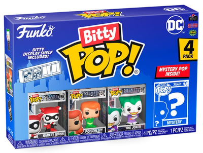 Набір фігурок-сюрприз Funko Bitty POP DC Comics Harley Quinn 4 см 4 шт (889698713139)