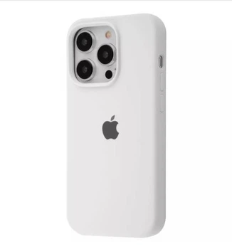 Чехол Premium Silicone Case Full для iPhone 16 Pro Max white