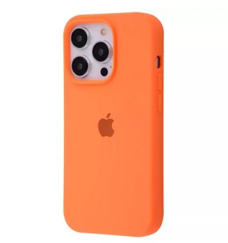 Чохол Premium Silicone Case Full для iPhone 15 Pro Max papaya