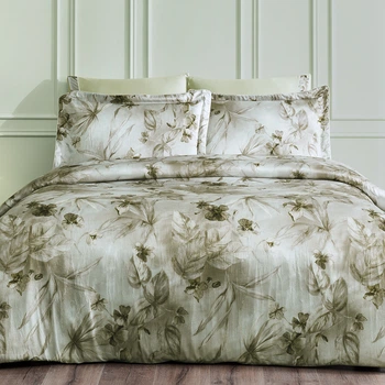 Постельное белье Tivolyo Home Acanthus делюкс сатин жатый шёлк евро