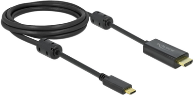 Kabel Delock USB Type-C – HDMI 4K 60Hz 2 m Black (4043619859702)