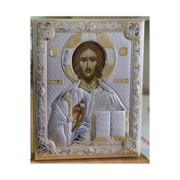 Серебряная икона Исус Христос Вседержитель (12 x 16 см) Valentі 81354 3L ORO
