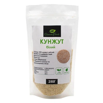 Кунжут белый 250 грам - GreenFood
