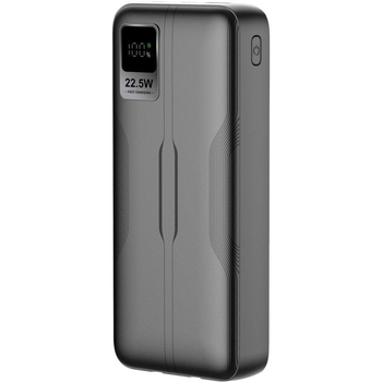 Power bank Gelius GP-PB302 PD20W+QC3.0(22.5W) 20000 mAh зі швидкою зарядкою та дисплеєм повербанк 2xUSB Black