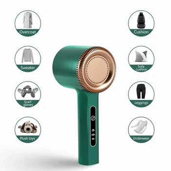 Машинка для видалення ковтунців FUZZ REMOVING MACHINE на акумуляторі зелена