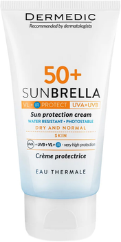 Krem przeciwsłoneczny Dermedic Sunbrella Spf 50 + do cery suchej i normalnej 50 g (5906739783007)