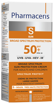 Krem przeciwsłoneczny Pharmaceris S Spf 50+ szerokie spektrum działania 50 ml (5900717149069)