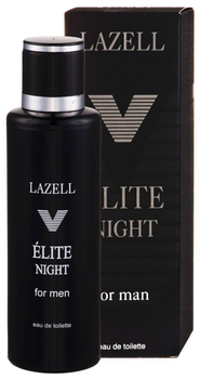 Туалетна вода для чоловіків Lazell Elite Night 100 мл (5907176583090)