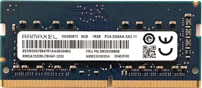 Пам'ять Ramaxel 8 GB SO-DIMM DDR4 3200 MHz (RMSA3320MJ78HAF-3200)