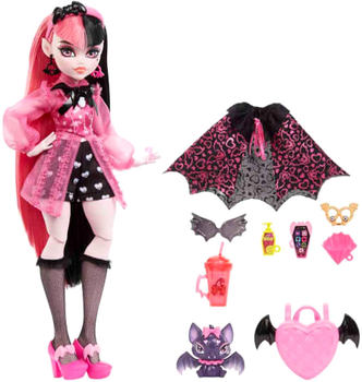 Лялька Mattel Monster High Дракулаура з аксесуарами (19473506991)