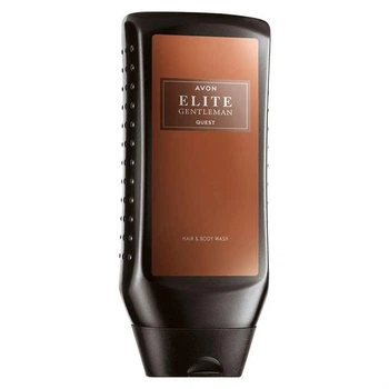 Чоловічий парфумований шампунь-гель для душу Avon Elite Gentleman Quest 250 мл