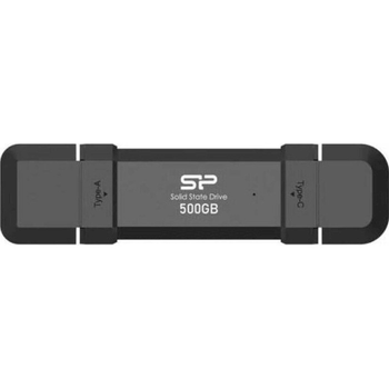 Внешний SSD накопитель 500Gb Silicon Power DS72 Black (SP500GBUC3S72VPK)