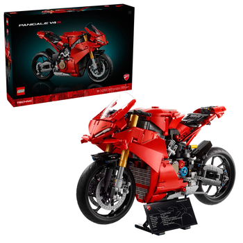 Конструктор LEGO Technic Мотоцикл Ducati Panigale V4 S 1603 елементи (42202)