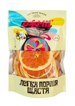 Чипсы фруктовые Джмиль Грейпфрутовые 40 г