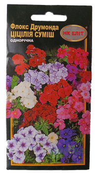 Насіння флокс друмонда суміш Ціцілія, НК-ЕЛІТ, 0.3 г