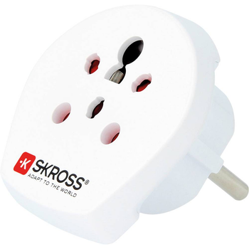 Adapter Skross India-Israel-Denmark to Europe (1.500217-E)