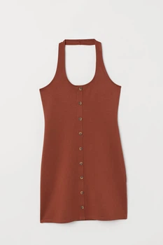 Платье H&M M коричневый 21127404619
