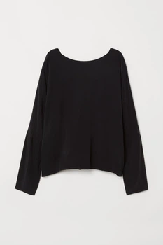 Блуза H&M 34 чорний 2001709198