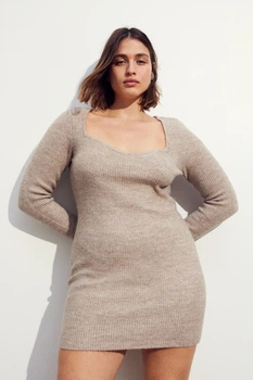 Сукня H&M M бежевий меланж 1179642